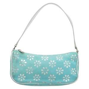 Celine Suede Accessory Pouch Green